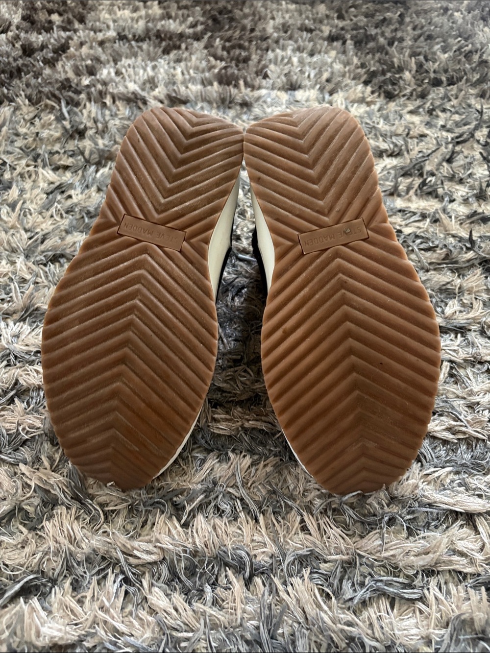Steve Madden Black and White High-Top Sneakers - Picture 9 of 14